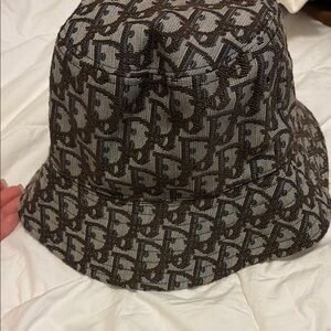 Brown Monogram Bucket Hat